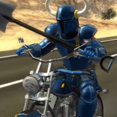 Rycerz z łopatą w Road Redemption