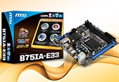MSI wprowadza na rynek płytę główną B75IA-E33