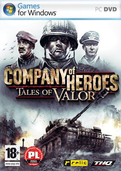 Polska okładka gry Company of Heroes: Chwała Bohaterom