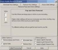 Zrzut ekranu: Blaze Audio Record Cleaner 