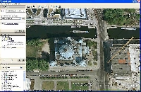 Zrzut ekranu: Google Earth
