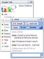 Zrzut ekranu: Google Talk